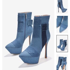 Cape Robbin BKINER - DENIM Boots - 7.5